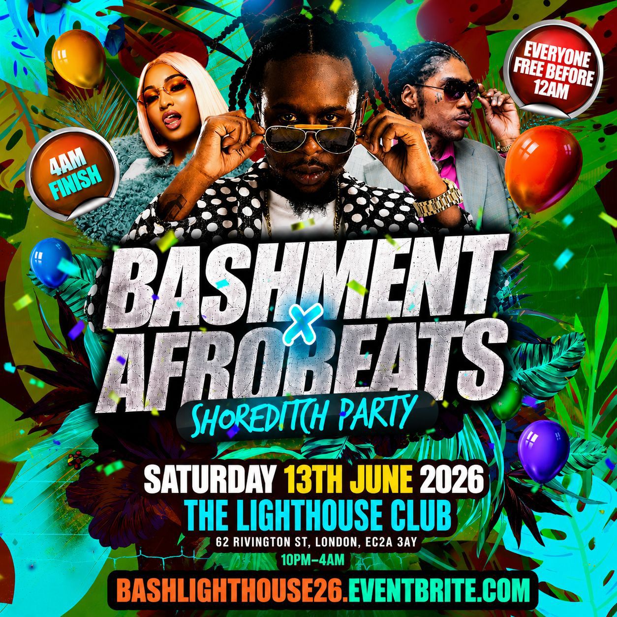 Bashment X Afrobeats - Shoreditch Party