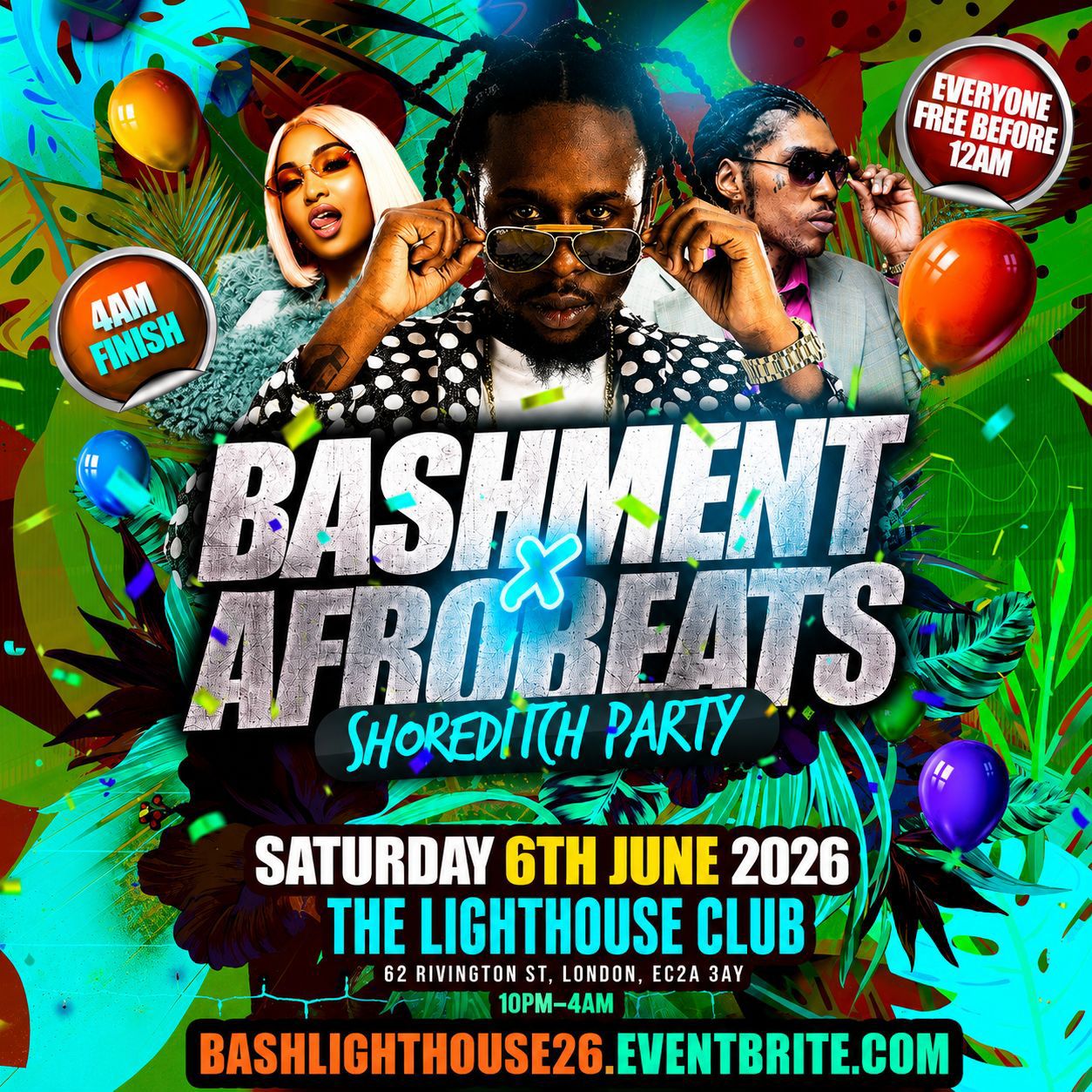 Bashment X Afrobeats - Shoreditch Party