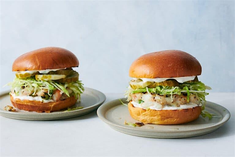 Pop Up Lunch: "Fish Burgers &  Bubbles”