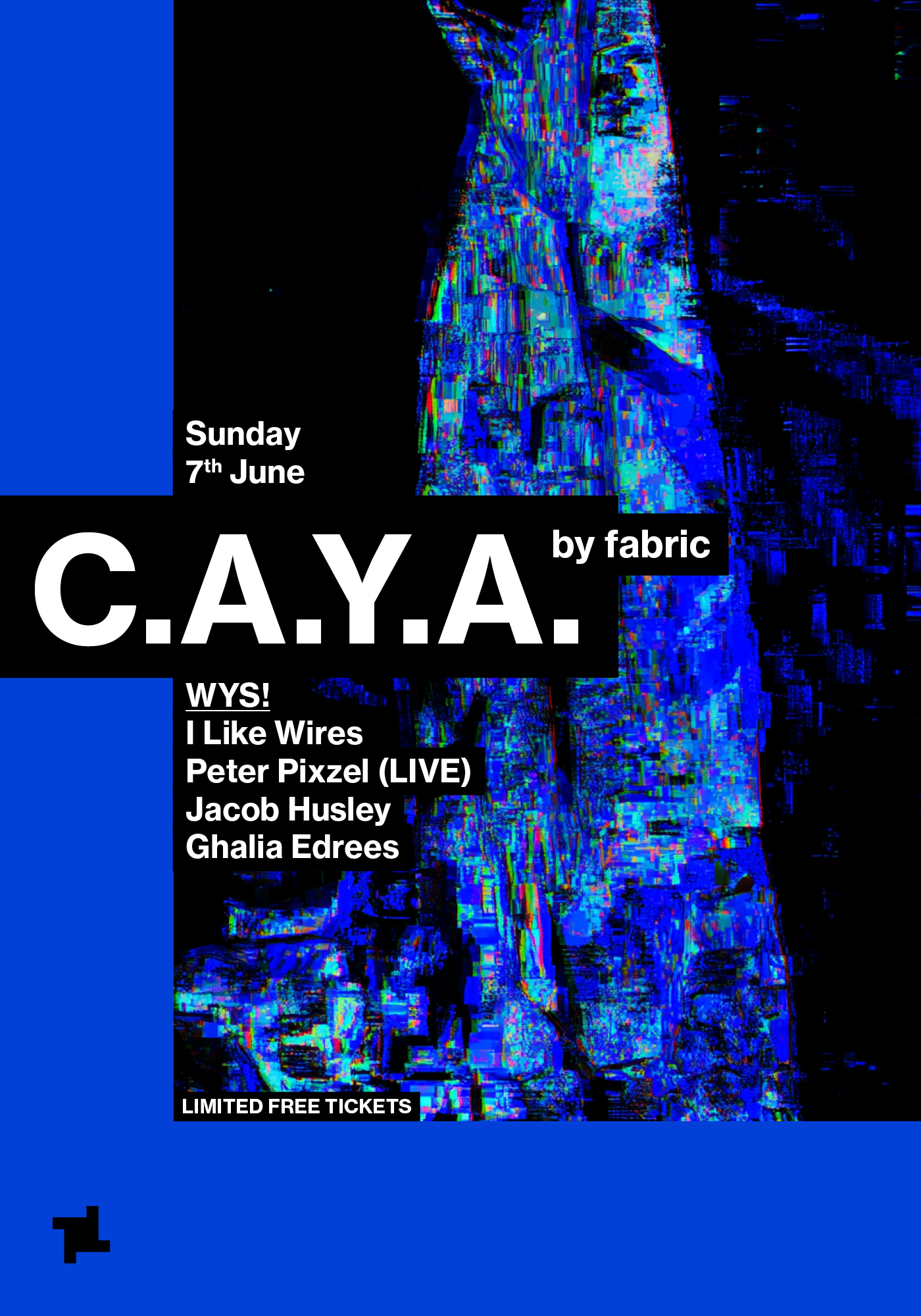CAYA by fabric: WYS! - I Like Wires, Peter Pixzel (Live), Jacob Husley, Ghalia Edrees
