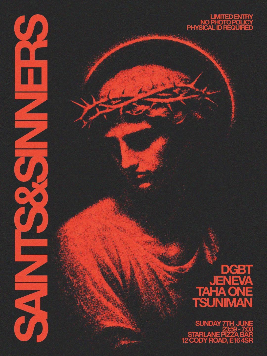 Saints & Sinners with dgbt, Jeneva, TAHA ONE, TSUNIMAN