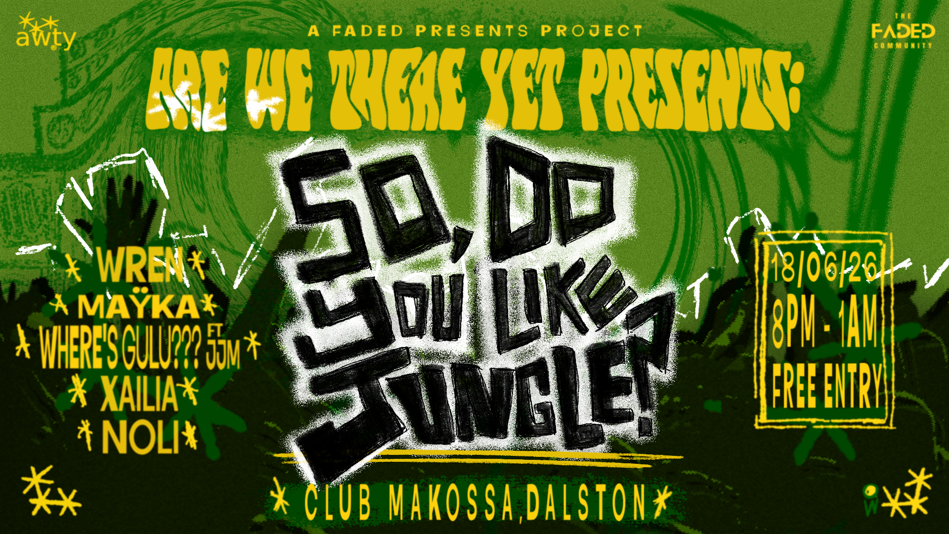 So Do You Like Jungle (Club Makossa Dalston Free Entry)