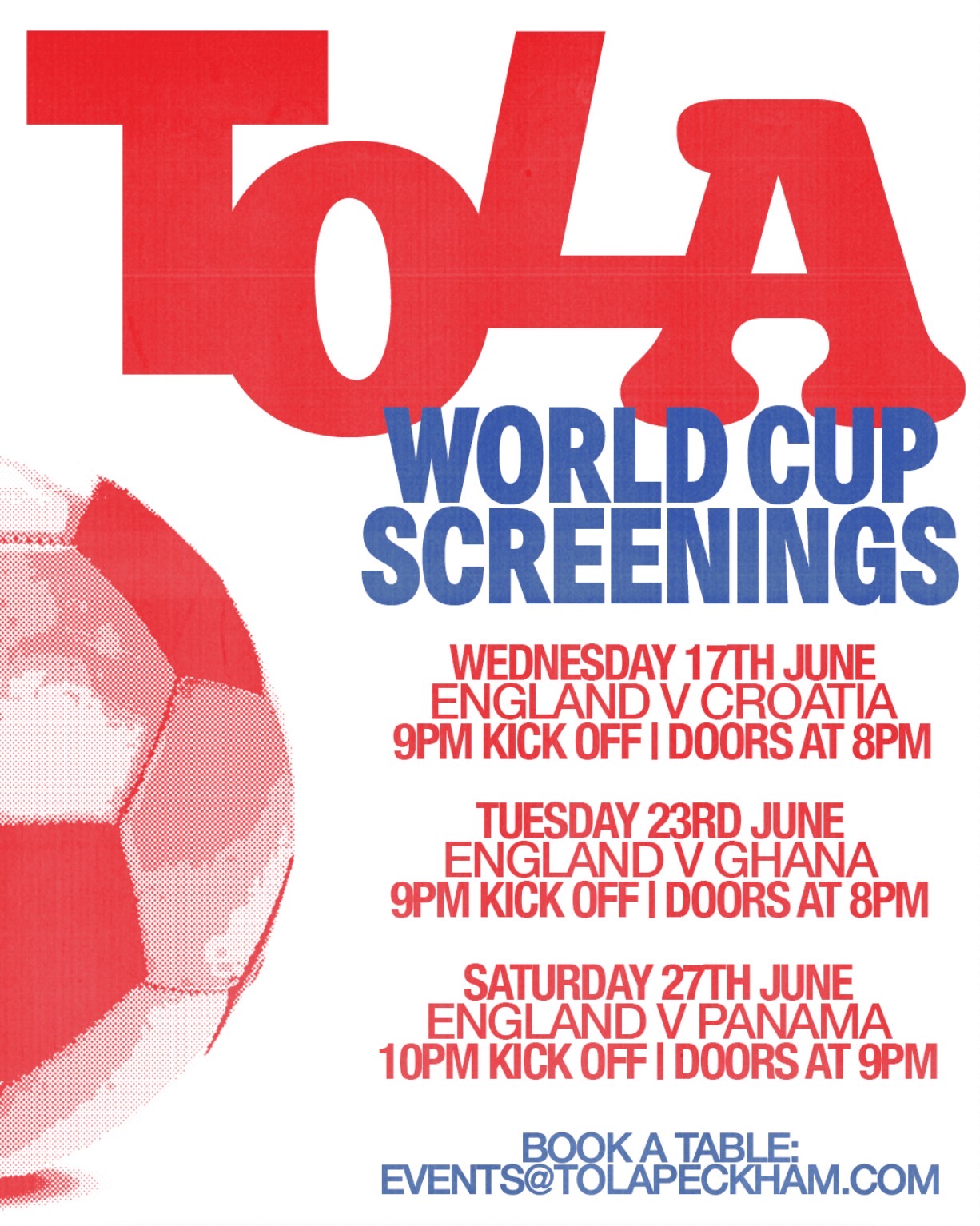 England v Croatia Screening with IZE