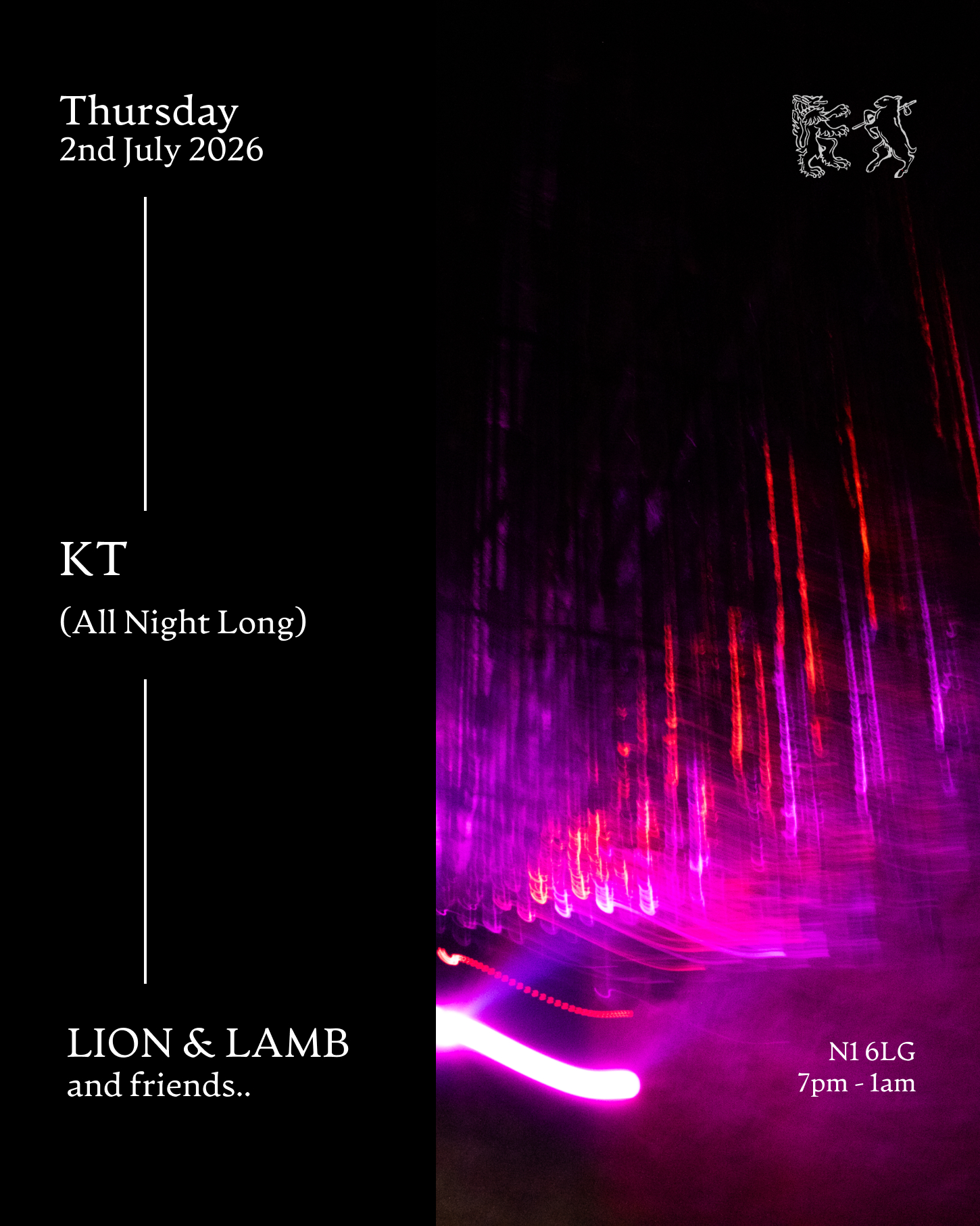 Lion & Lamb and Friends with KT (All Night Long)