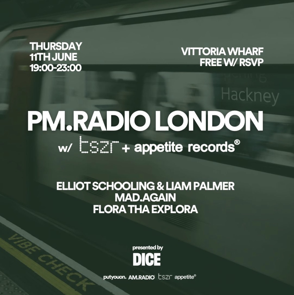 PM.RADIO LONDON, tszr & Appetite