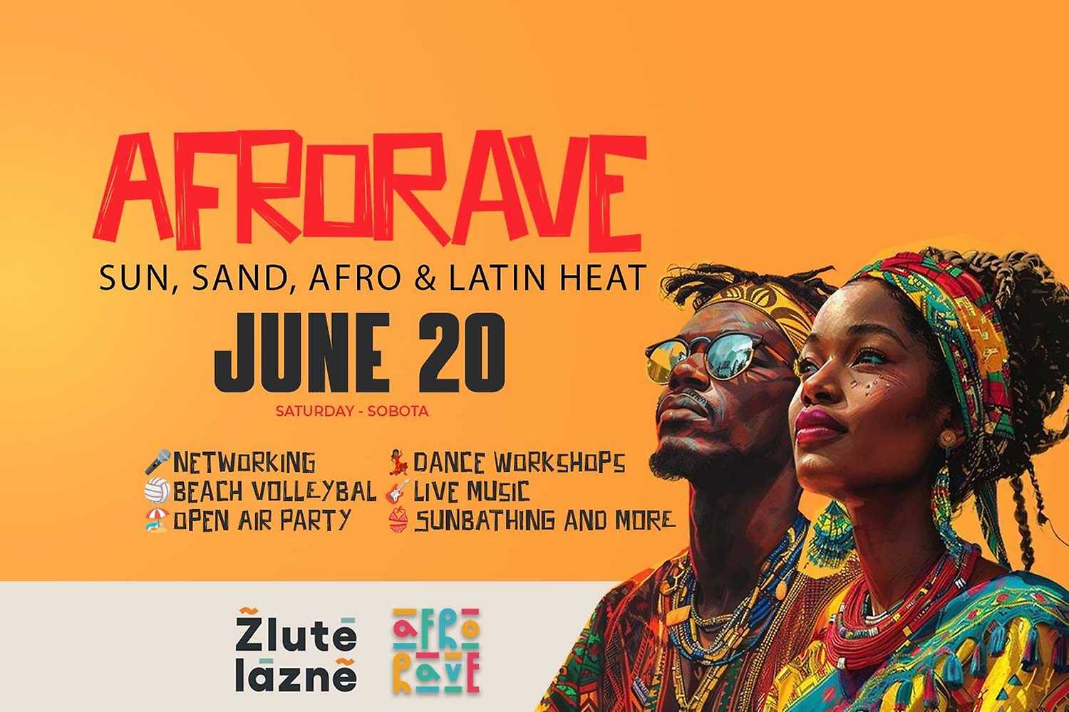 AfroRave on Beach