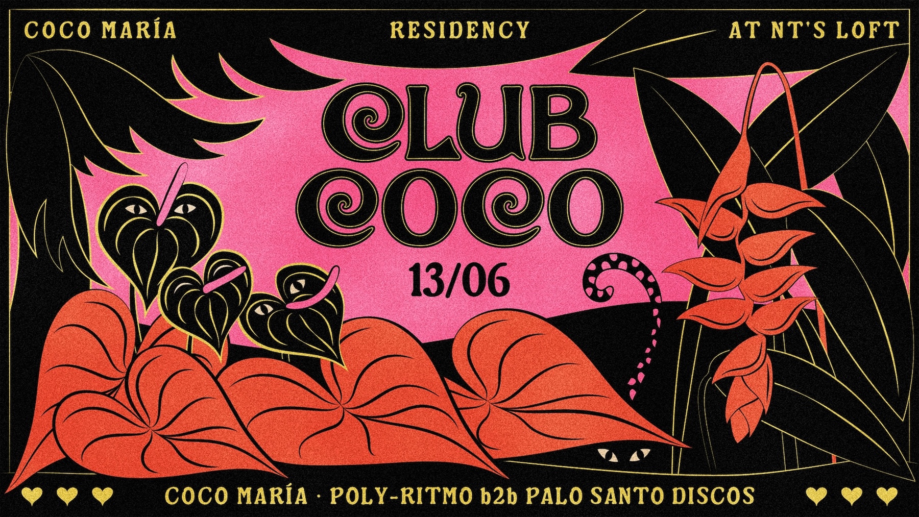 NT's Loft: Club Coco with Coco María, Poly-Ritmo & Palo Santo Discos - Every Saturday in June