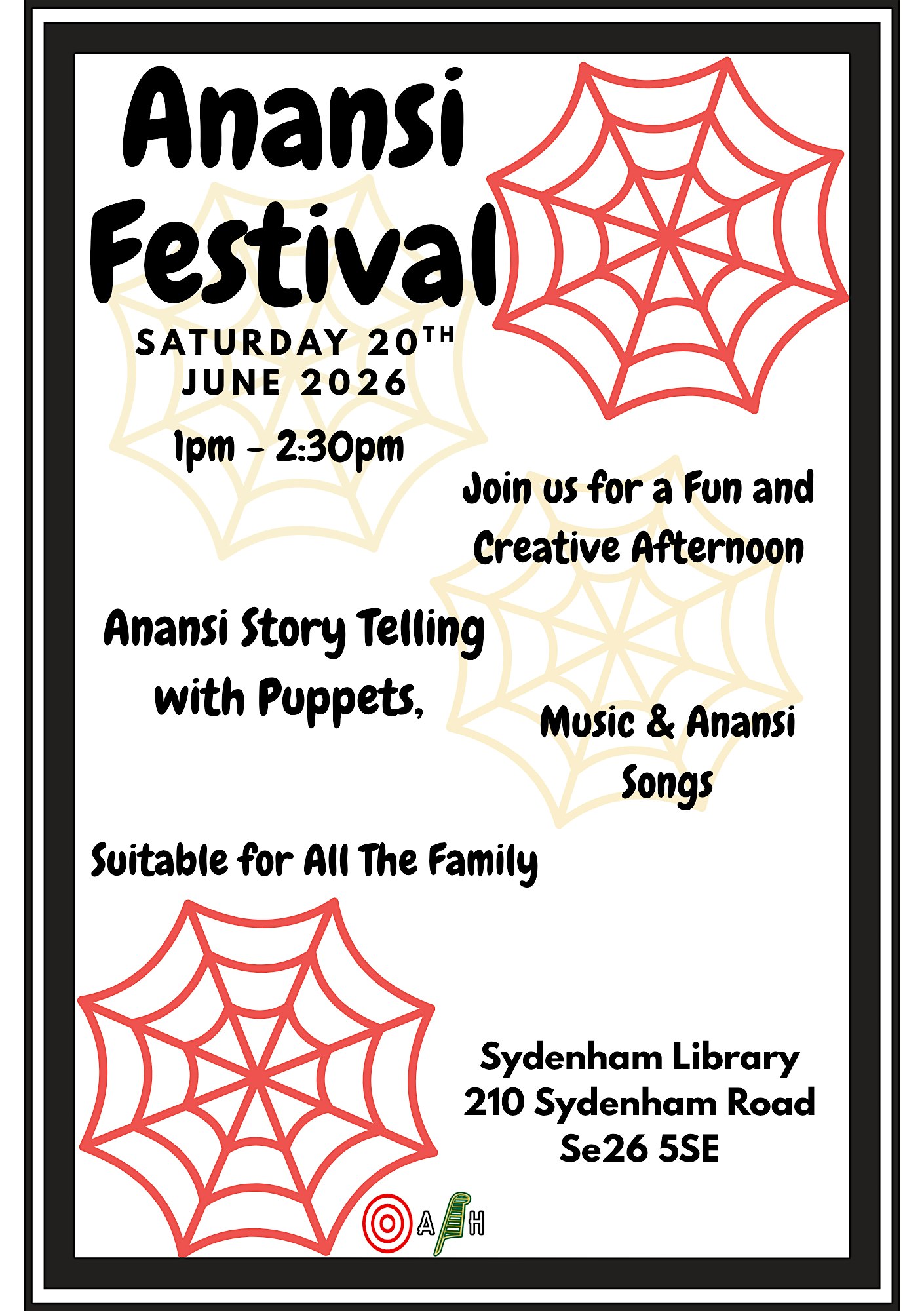 Join Barbara and Friends for Anansi Festival 2026