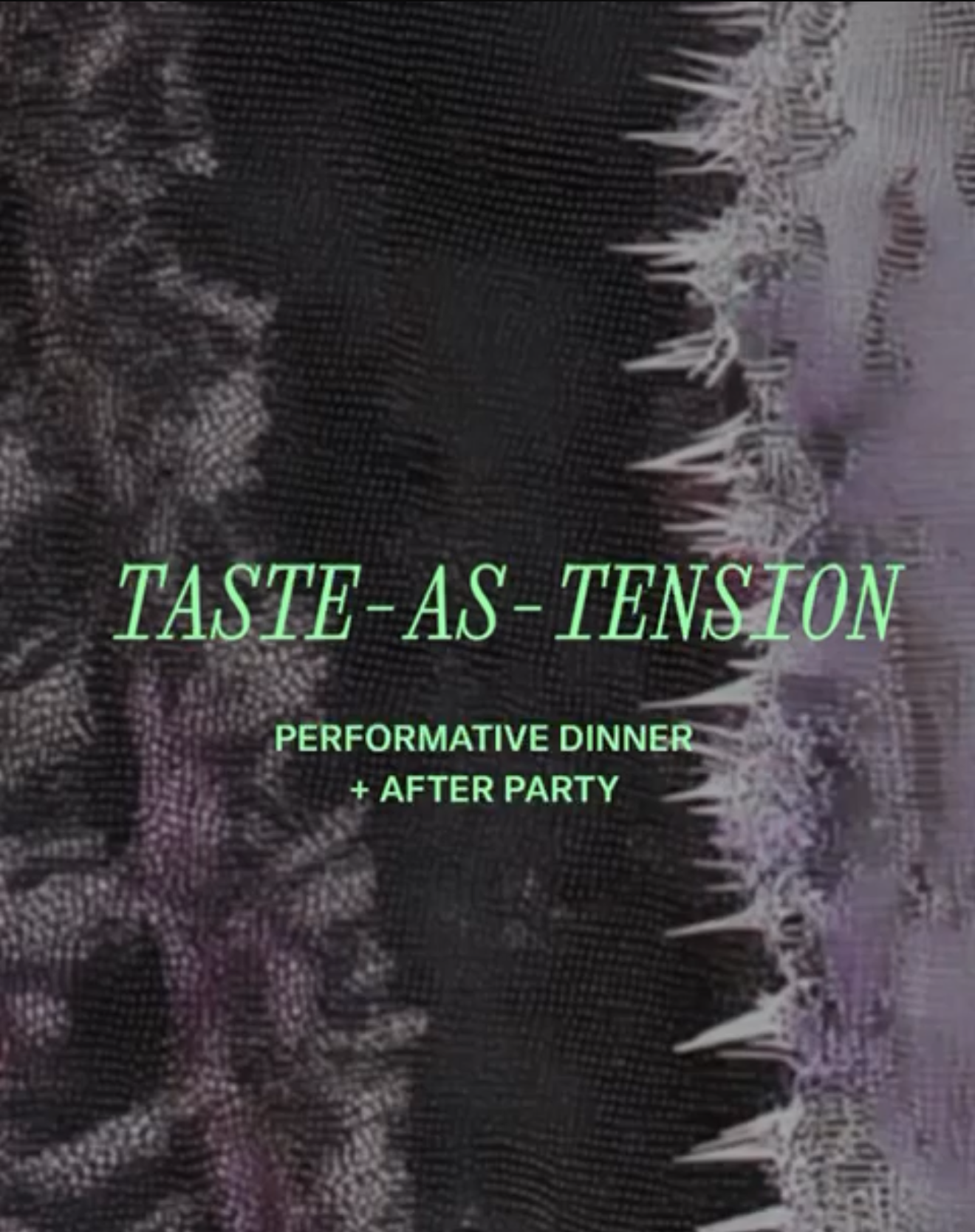 Taste As Tension