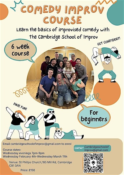Beginners Comedy Improv 6 week course (Thursday evenings)