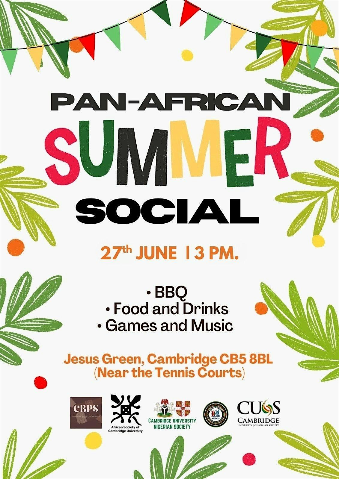 Pan-African Summer Social 2026