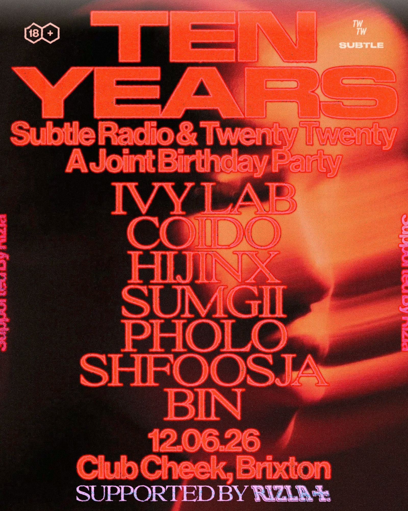 10 Years of Subtle Radio & Twenty Twenty