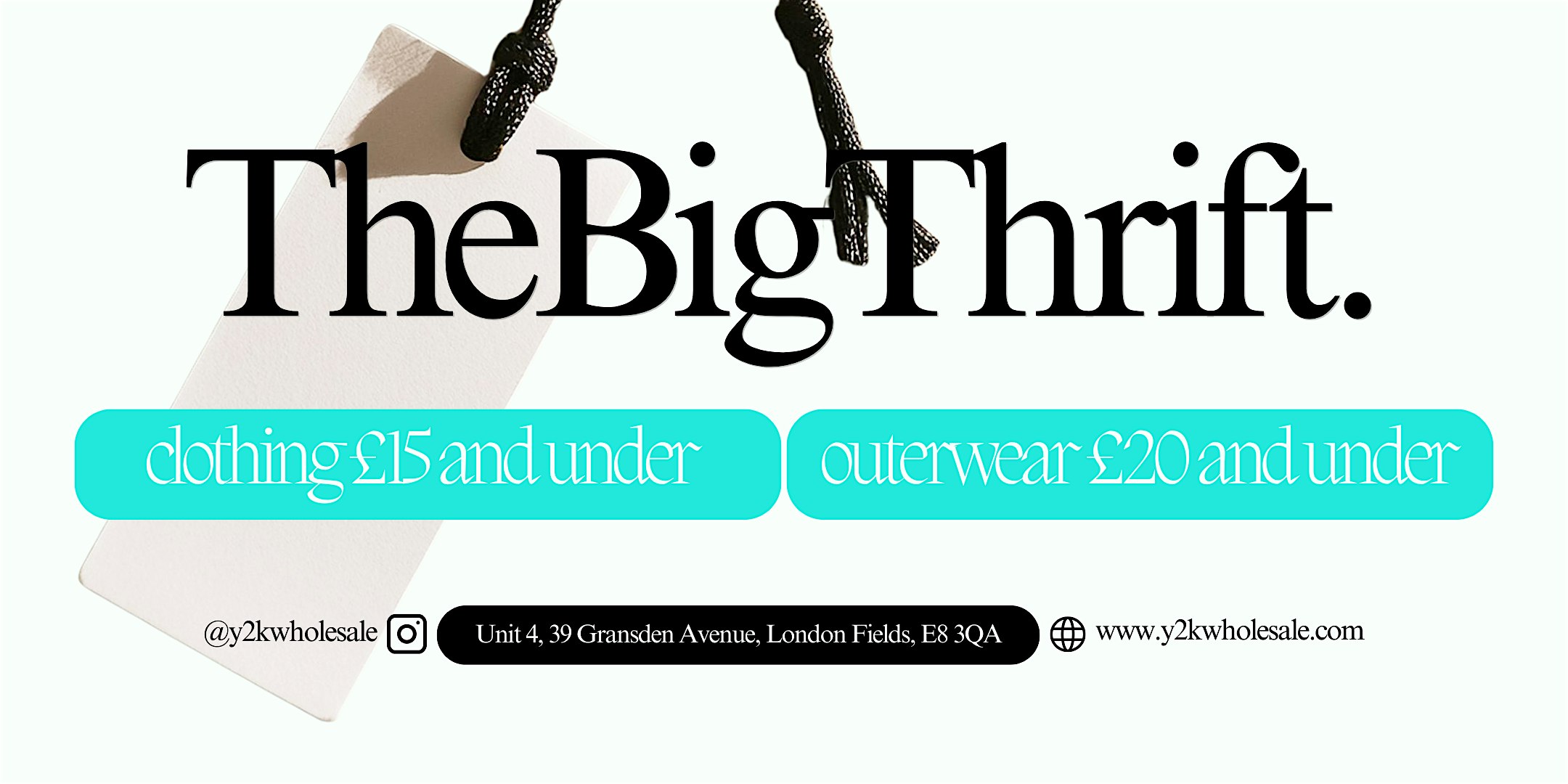 26th-28th JUNE VINTAGE THRIFT WAREHOUSE TheBigThrift EVENT BY Y2KWHOLESALE