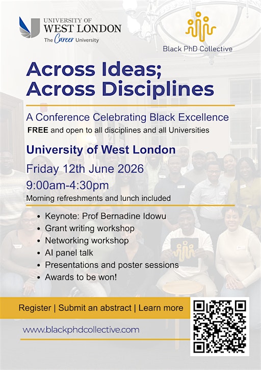 CONFERENCE: Across Ideas; Across Disciplines - Celebrating Black Excellence