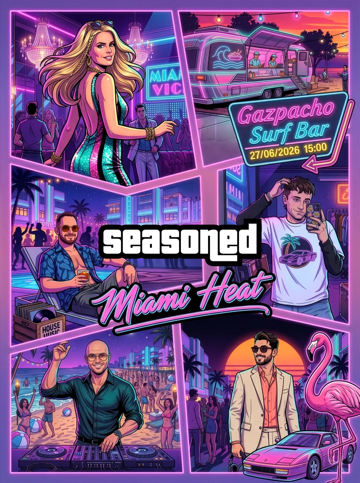 Miami Heat by Seasoned (outdoor + free)