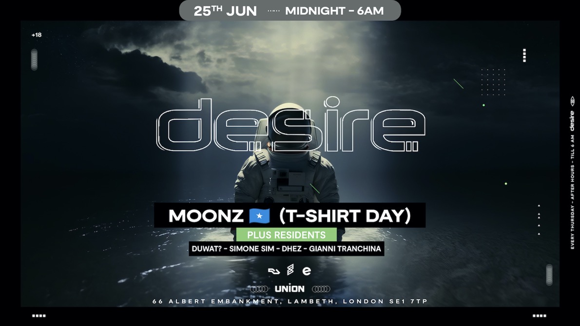 DESIRE - Weekly Thursday After Party - Moonz