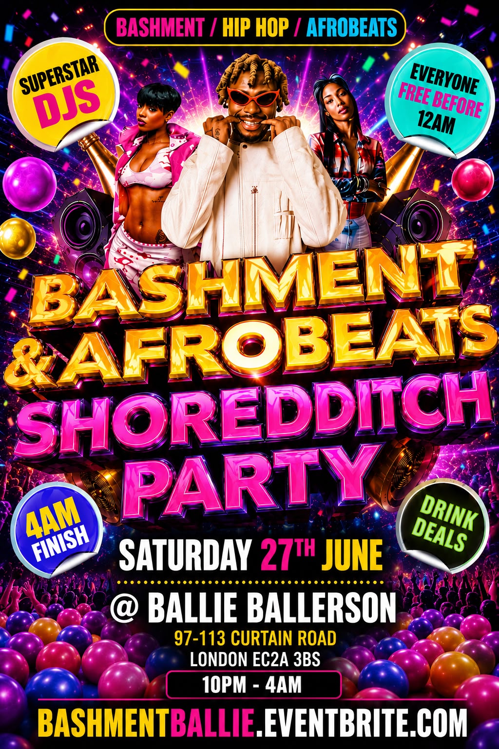 Bashment & Afrobeats Shoreditch Party