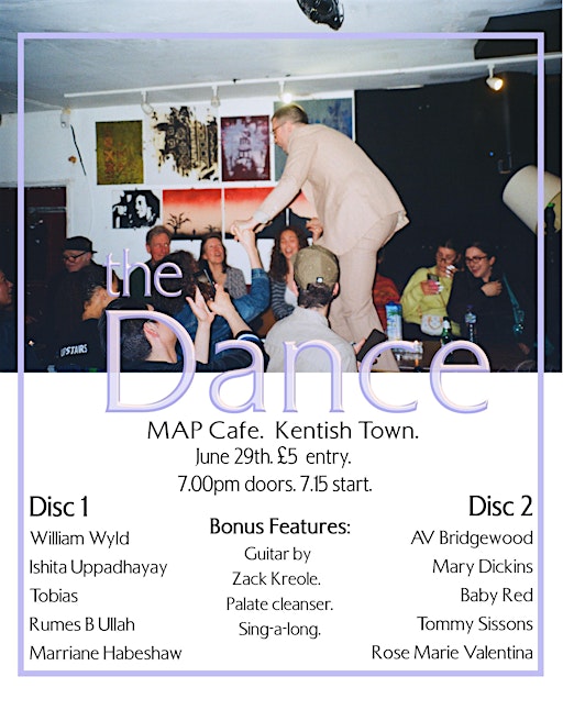 The Dance Poetry night.