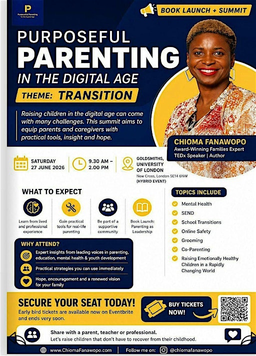 Purposeful Parenting in the Digital Age Summit/ Book Launch 27 June 2026