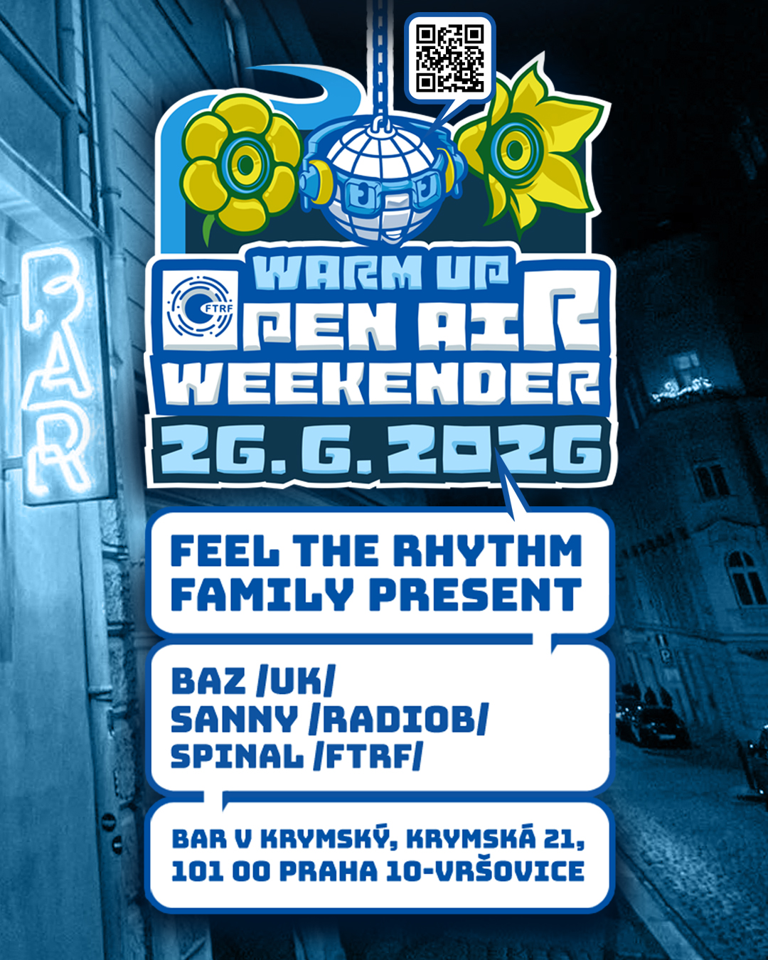 Warmup Open Air Weekender with Baz (UK), Sanny, Spinal
