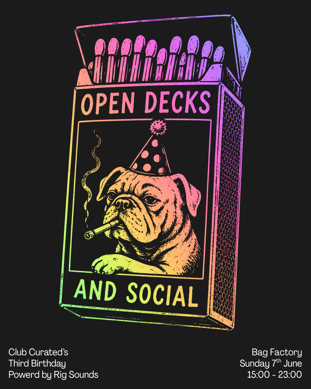 Club Curated: Open Decks & Social - Third Birthday Special