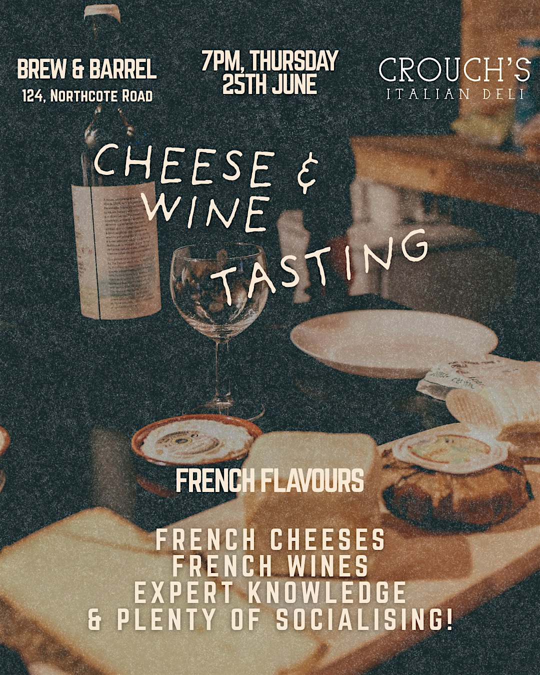 Cheese & Wine Tasting