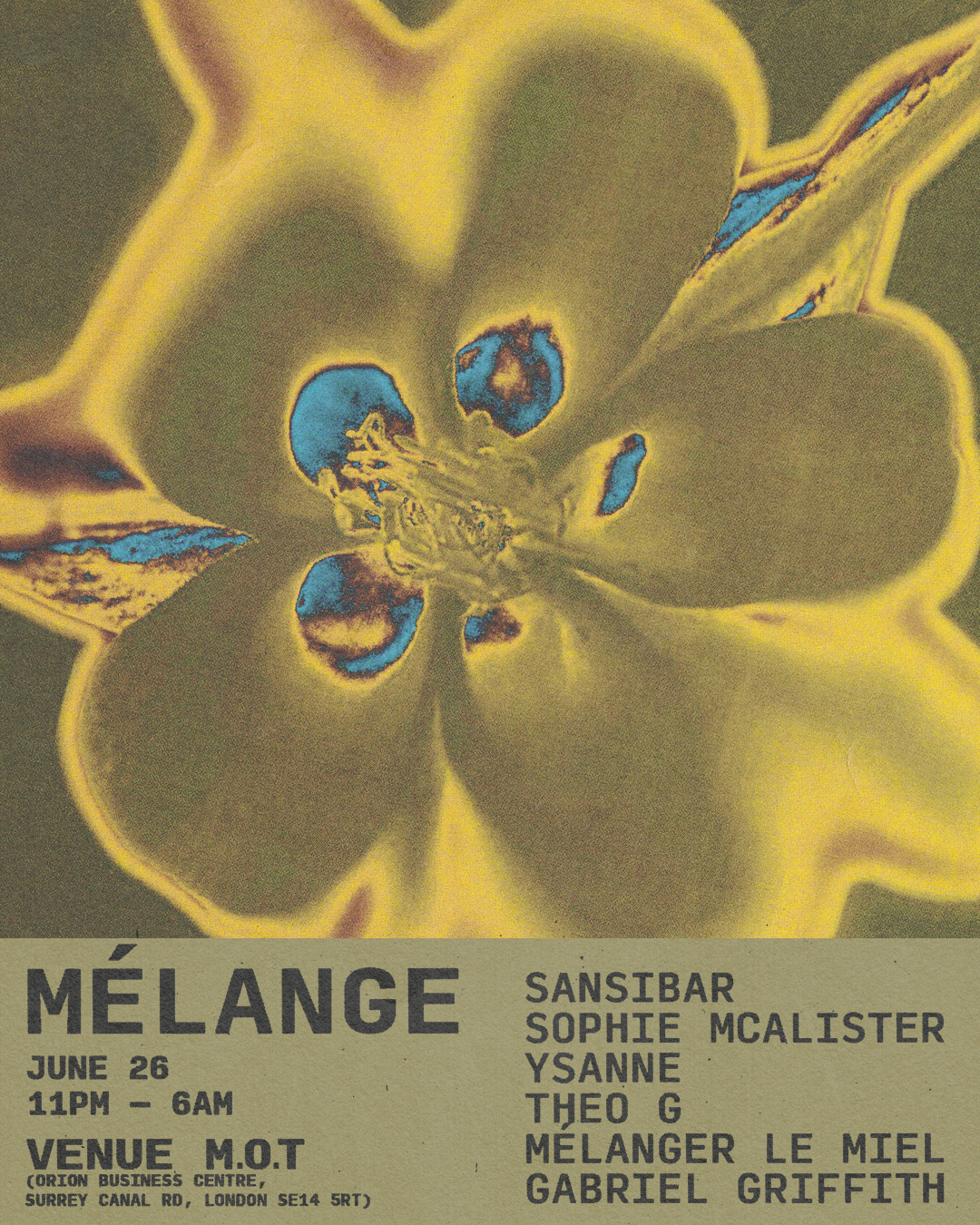 Mélange with Sansibar, Sophie McAlister, Ysanne + more