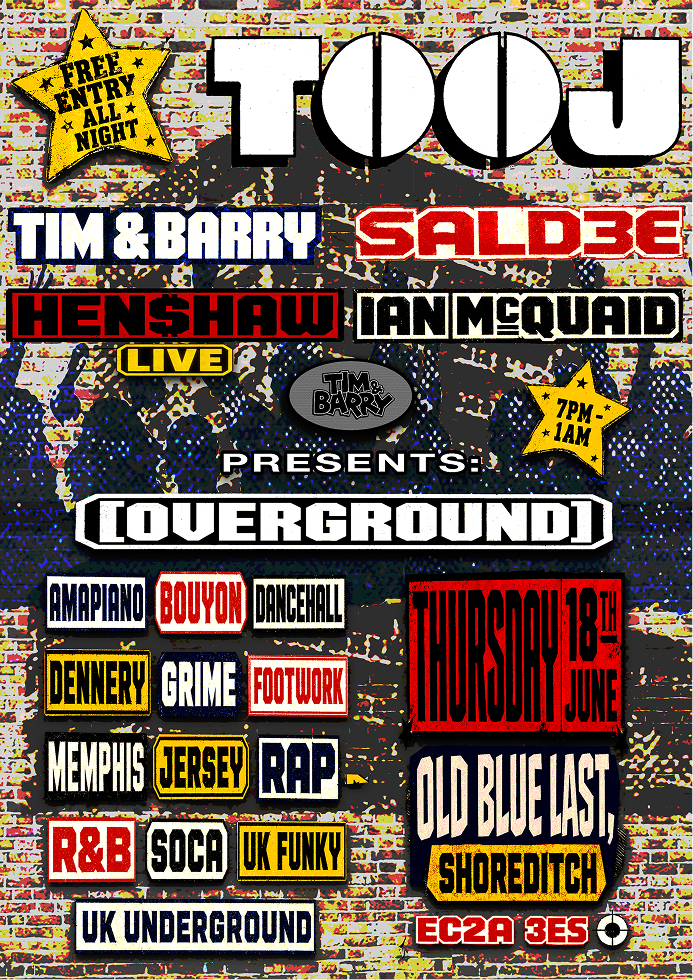 Tim & Barry presents: Overground
