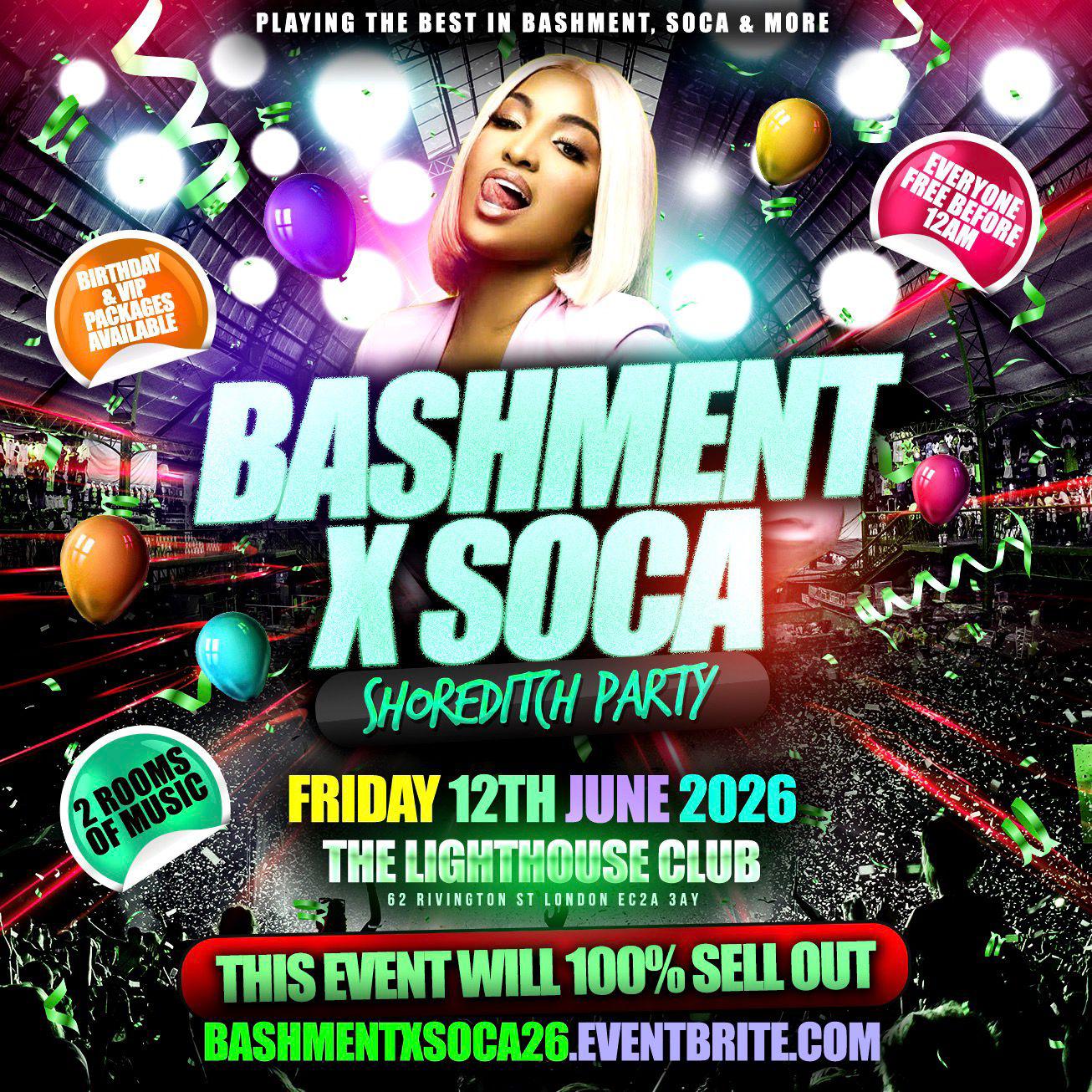 Bashment X Soca - Shoreditch Party