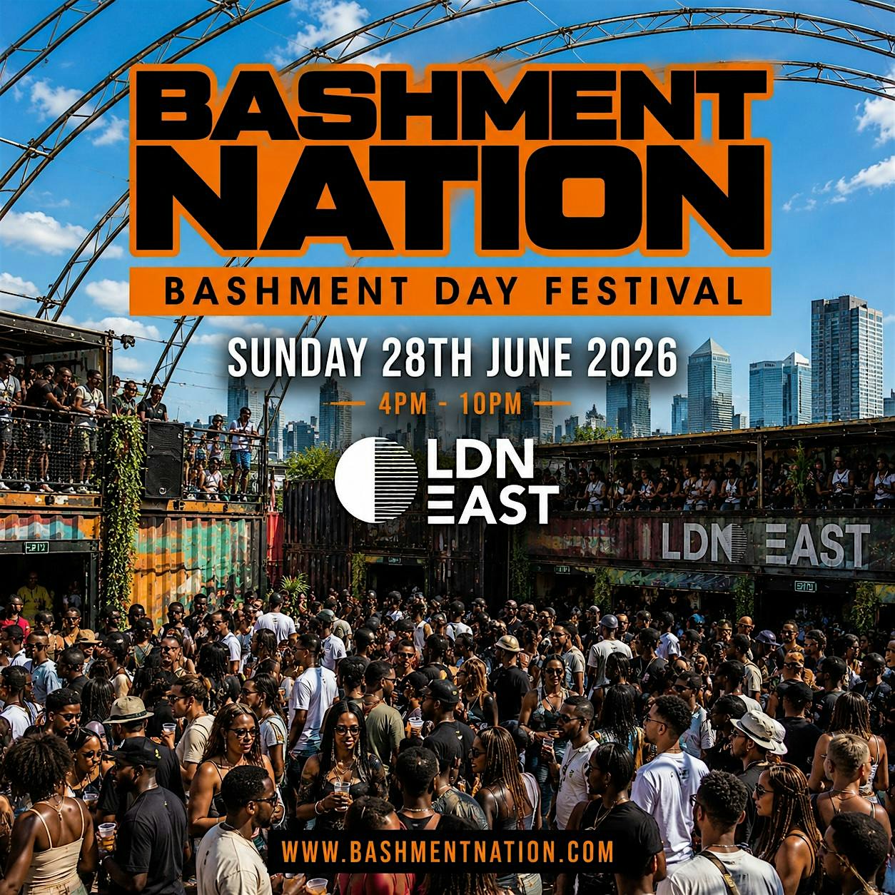 BASHMENT NATION  - London’s No.1 BASHMENT Summer Day Festival