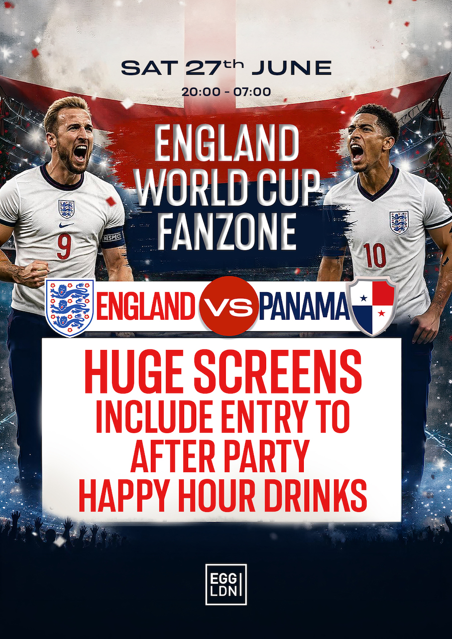 Egg Pres: England play Panama Fanzone / Free showing