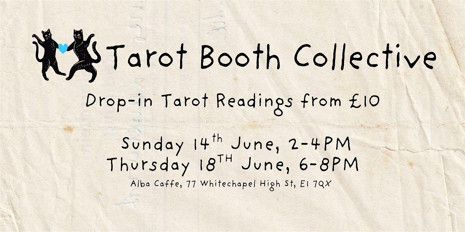 Drop-in Tarot Readings from  £10  & Blue Tarot at Alba Caffè