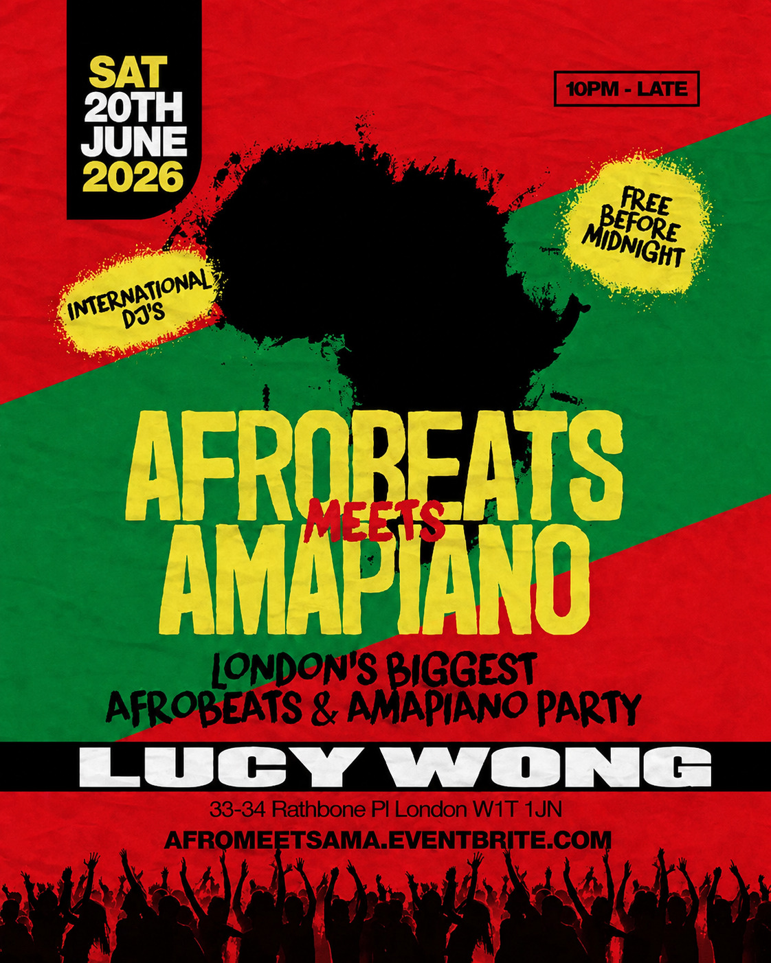 Afrobeats Meets Amapiano Soho