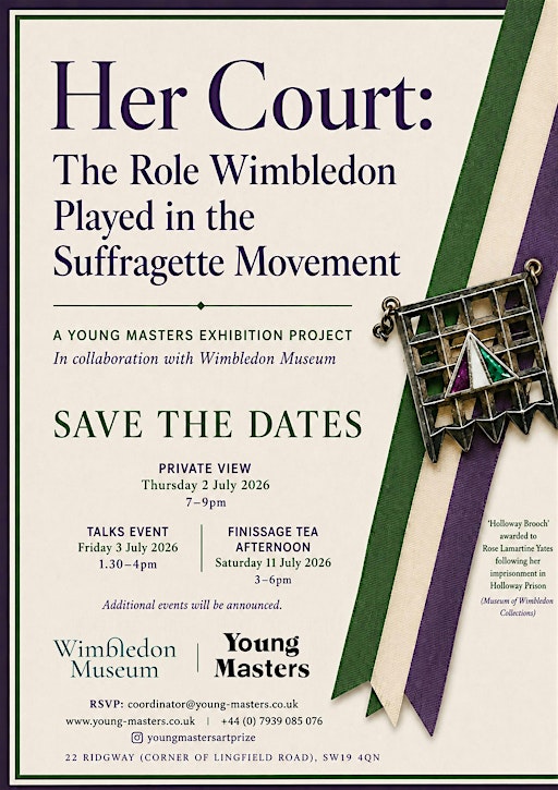 Her Court: Young Masters x Wimbledon Museum Private View