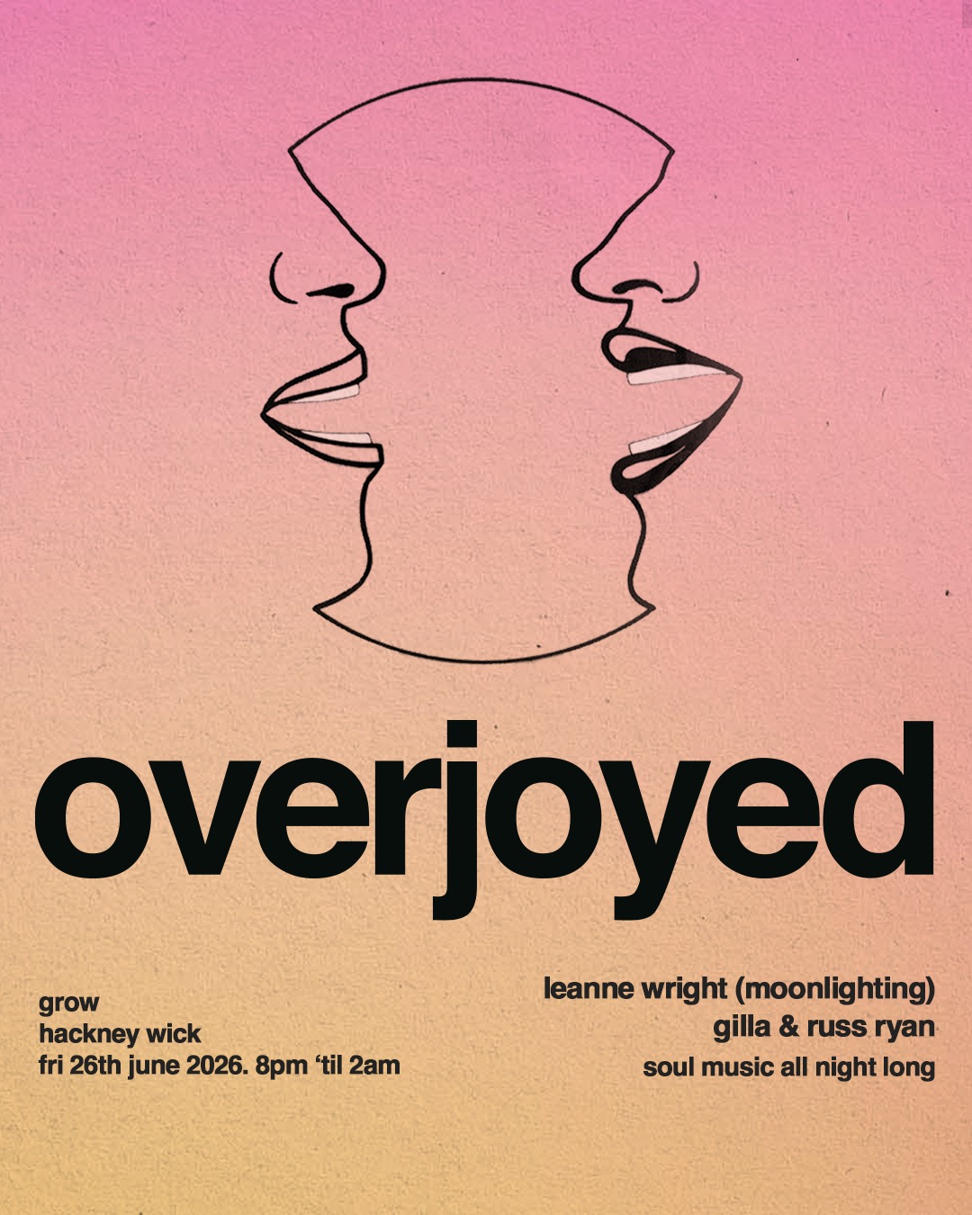Overjoyed: Leanne Wright // Russ Ryan // Gilla