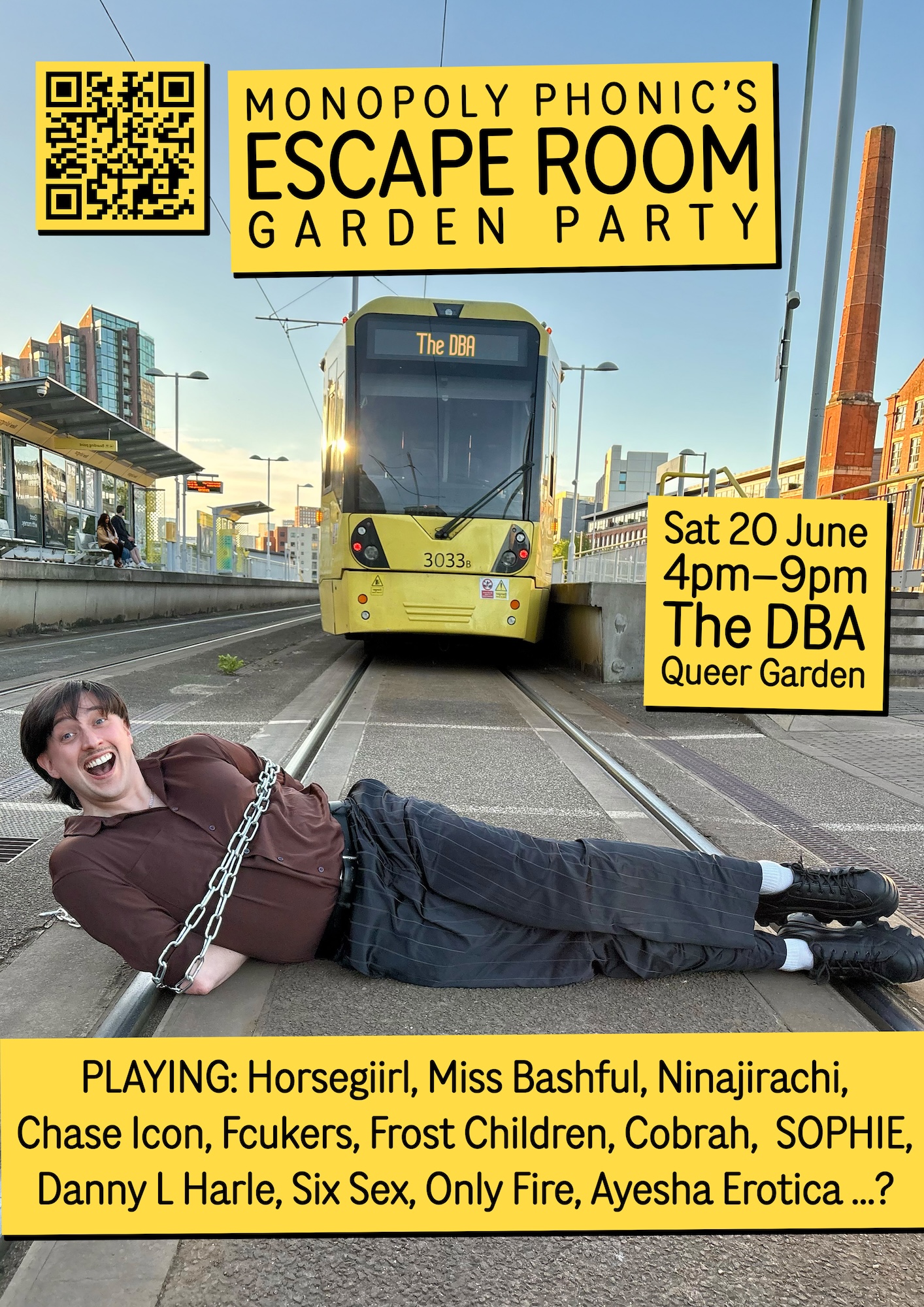 Monopoly Phonic's Escape Room Garden Party