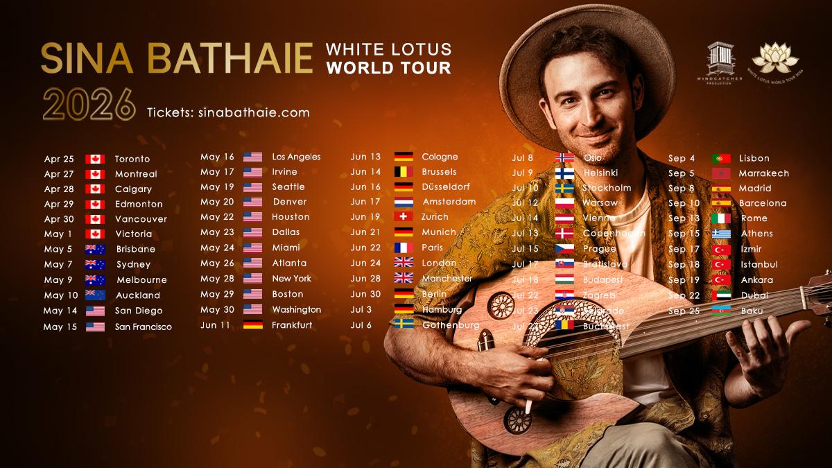 Sina Bathaie White Lotus World Tour - Live in Manchester