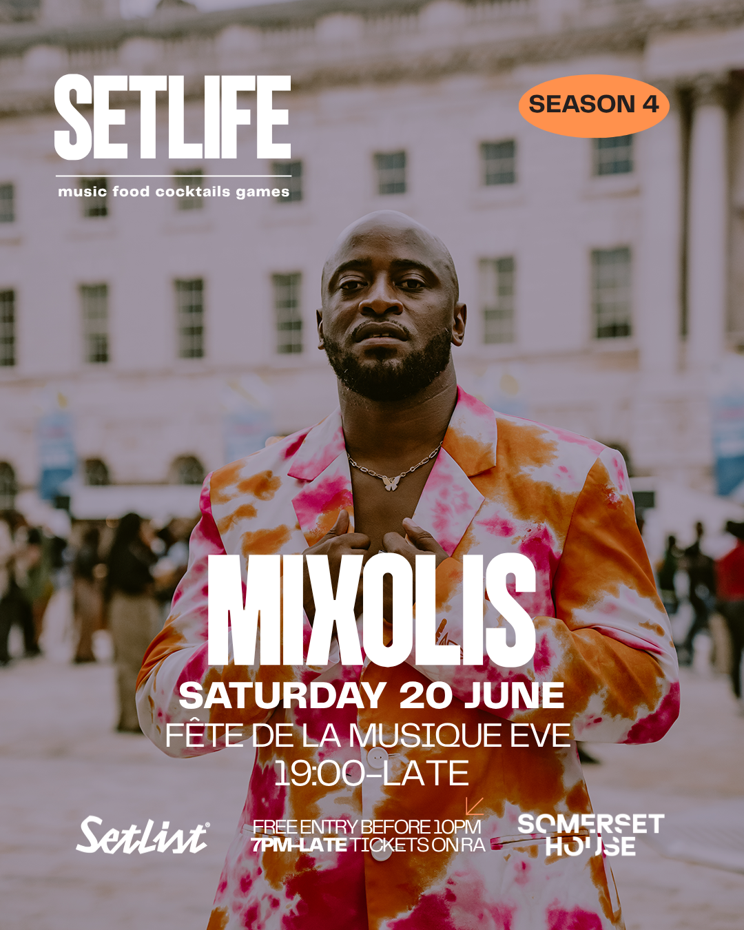 SETLIFE presents Mixolis: JUNE 20TH (FETE DE LA MUSIQUE EVE)