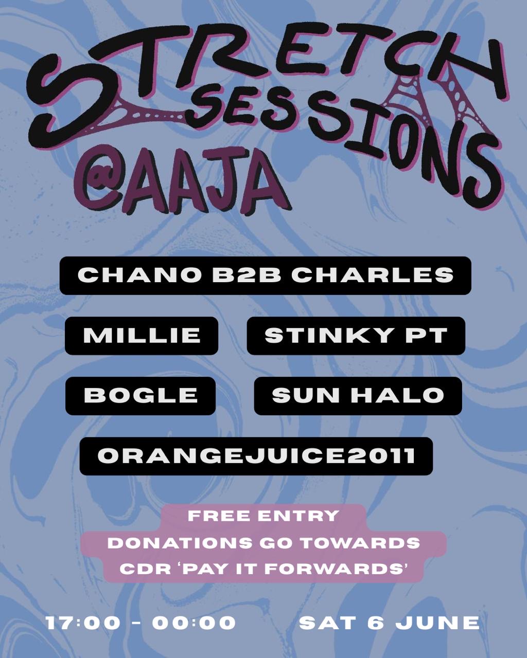 Stretch Sessions @ AAJA Basement [FREE ENTRY]