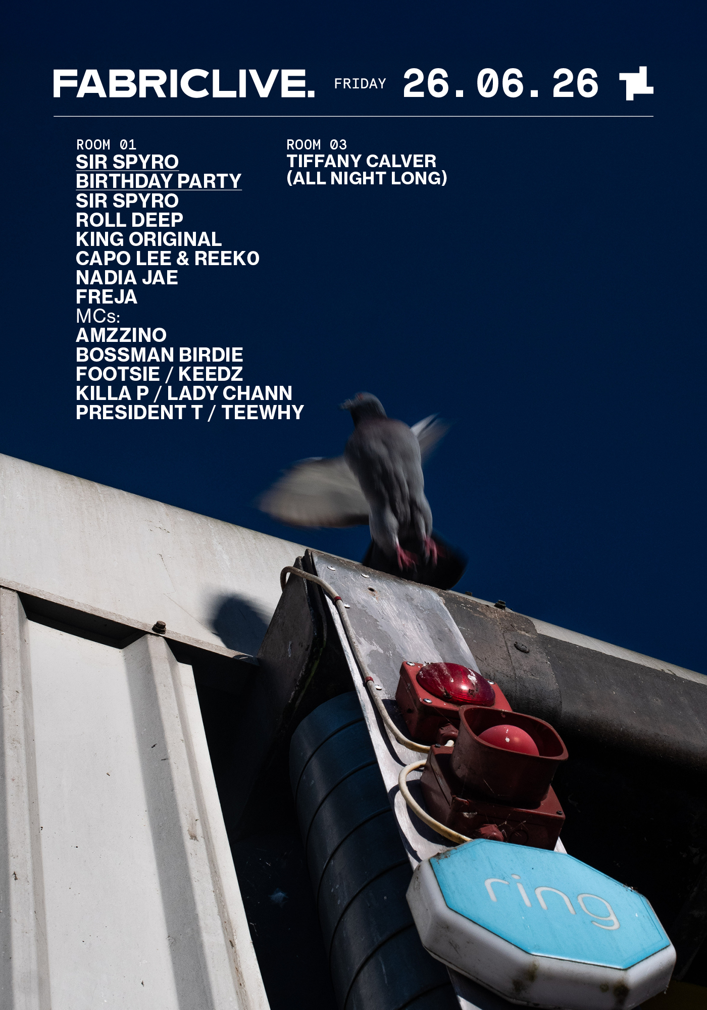 FABRICLIVE: Sir Spyro, Roll Deep, Reeko, Tiffany Calver, Footsie, Capo Lee, Killa P