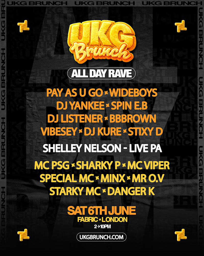 UKG Brunch - ALL DAY RAVE - fabric