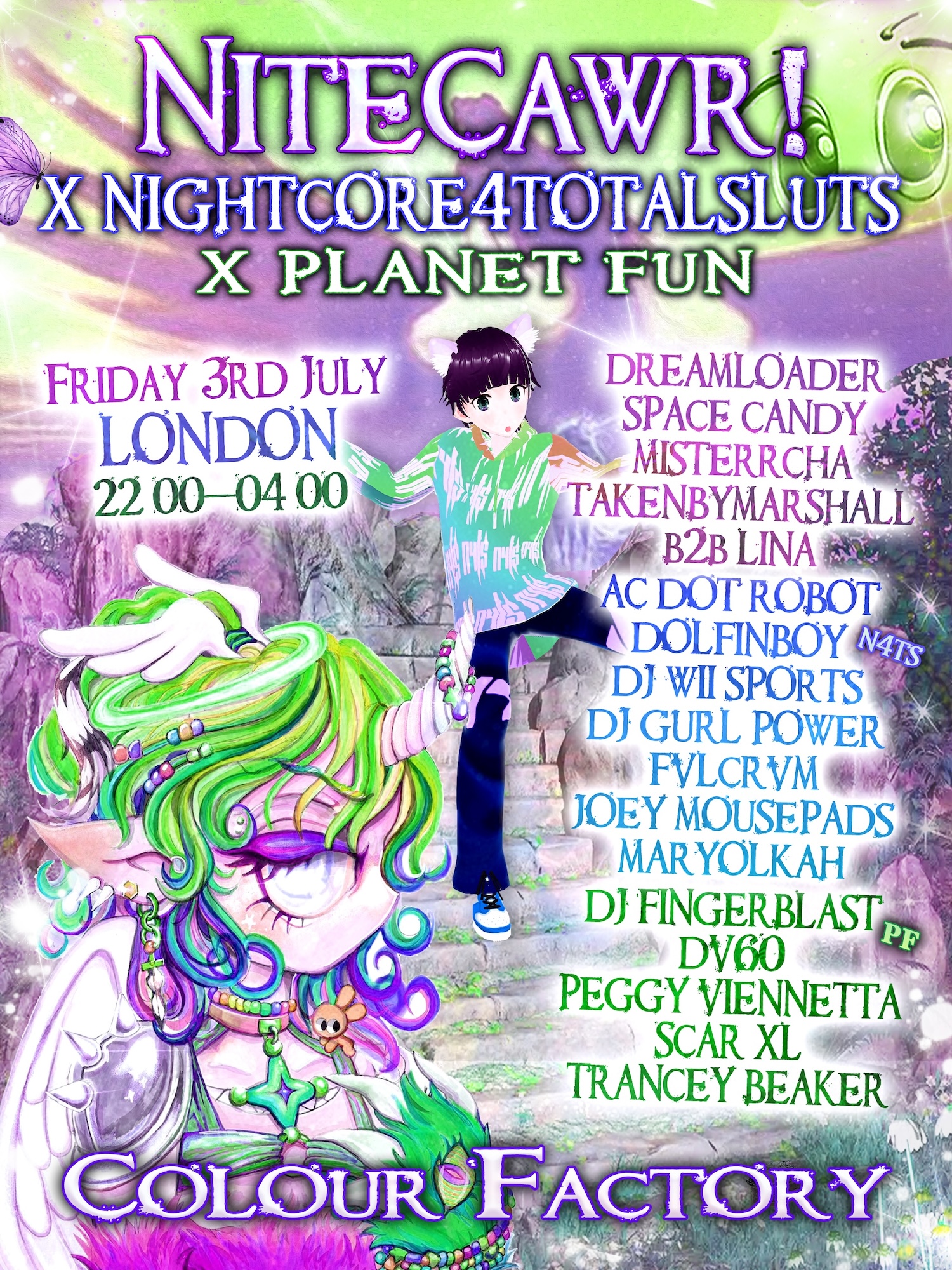 Nitecawr x Planet Fun x N4TS